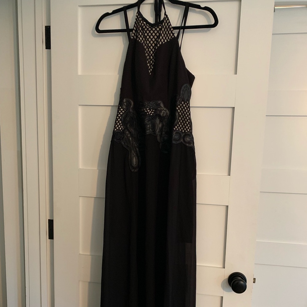Lumier black Maxi dress